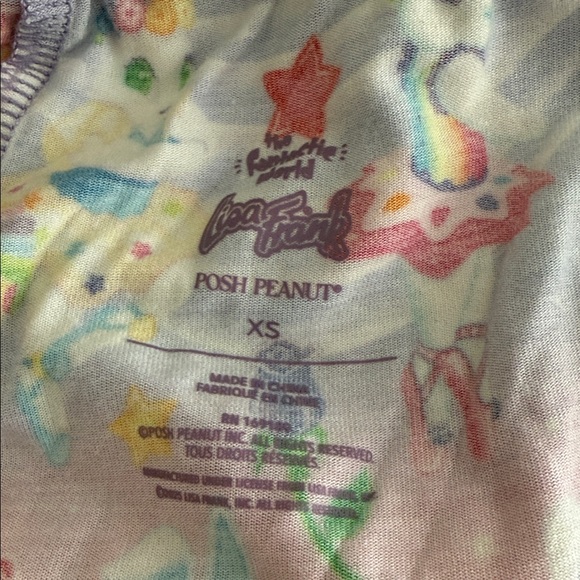 BNWT Posh Peanut x Lisa Frank 
Bunny Ballerinas Shorts Pajama Set - Picture 11 of 14